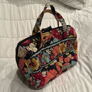 Vera Bradley Happy Snails Blue and Pink Lunchbox/Lunch Bag